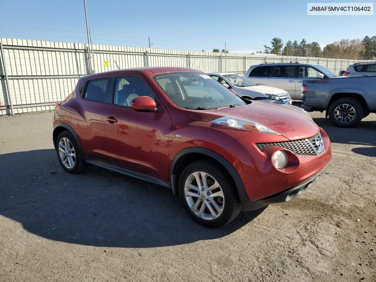 2012 Nissan Juke S VIN: JN8AF5MV4CT106402 Lot: 78209244