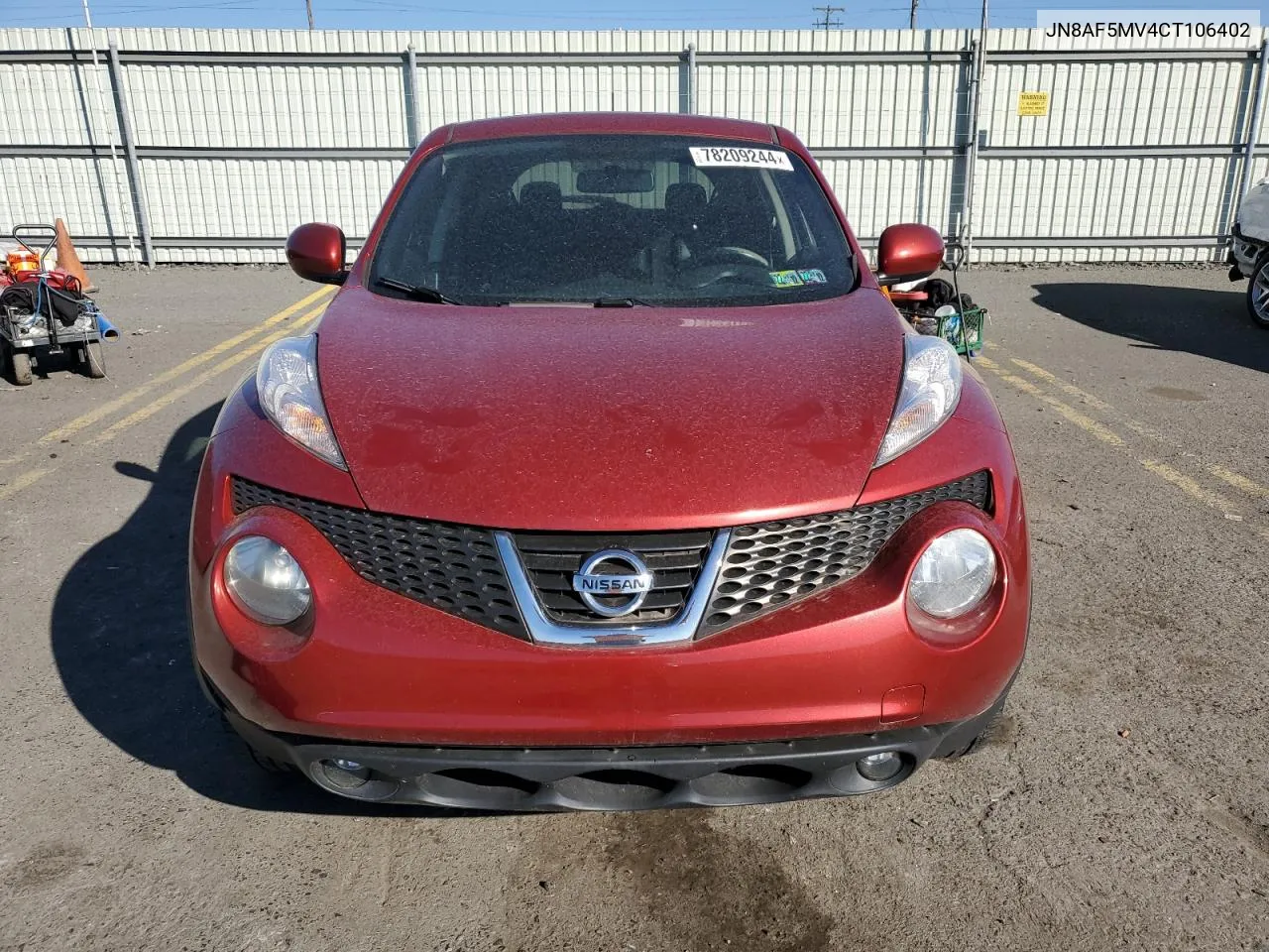 2012 Nissan Juke S VIN: JN8AF5MV4CT106402 Lot: 78209244