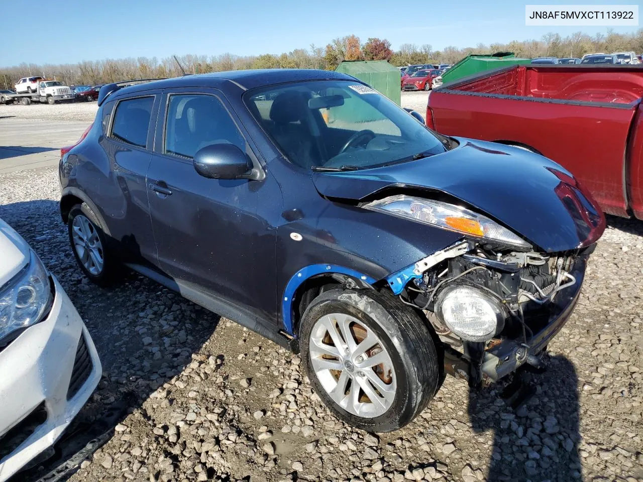 2012 Nissan Juke S VIN: JN8AF5MVXCT113922 Lot: 79259314