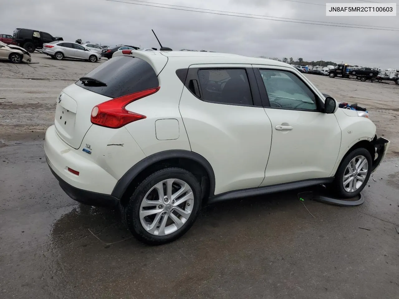 2012 Nissan Juke S VIN: JN8AF5MR2CT100603 Lot: 79534004