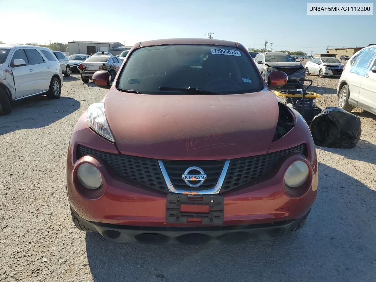 2012 Nissan Juke S VIN: JN8AF5MR7CT112200 Lot: 79965614