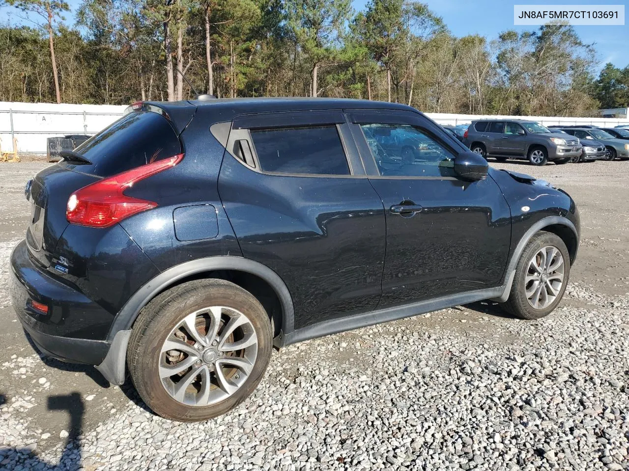 2012 Nissan Juke S VIN: JN8AF5MR7CT103691 Lot: 80170394