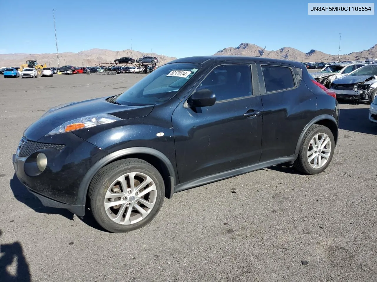 2012 Nissan Juke S VIN: JN8AF5MR0CT105654 Lot: 80170534