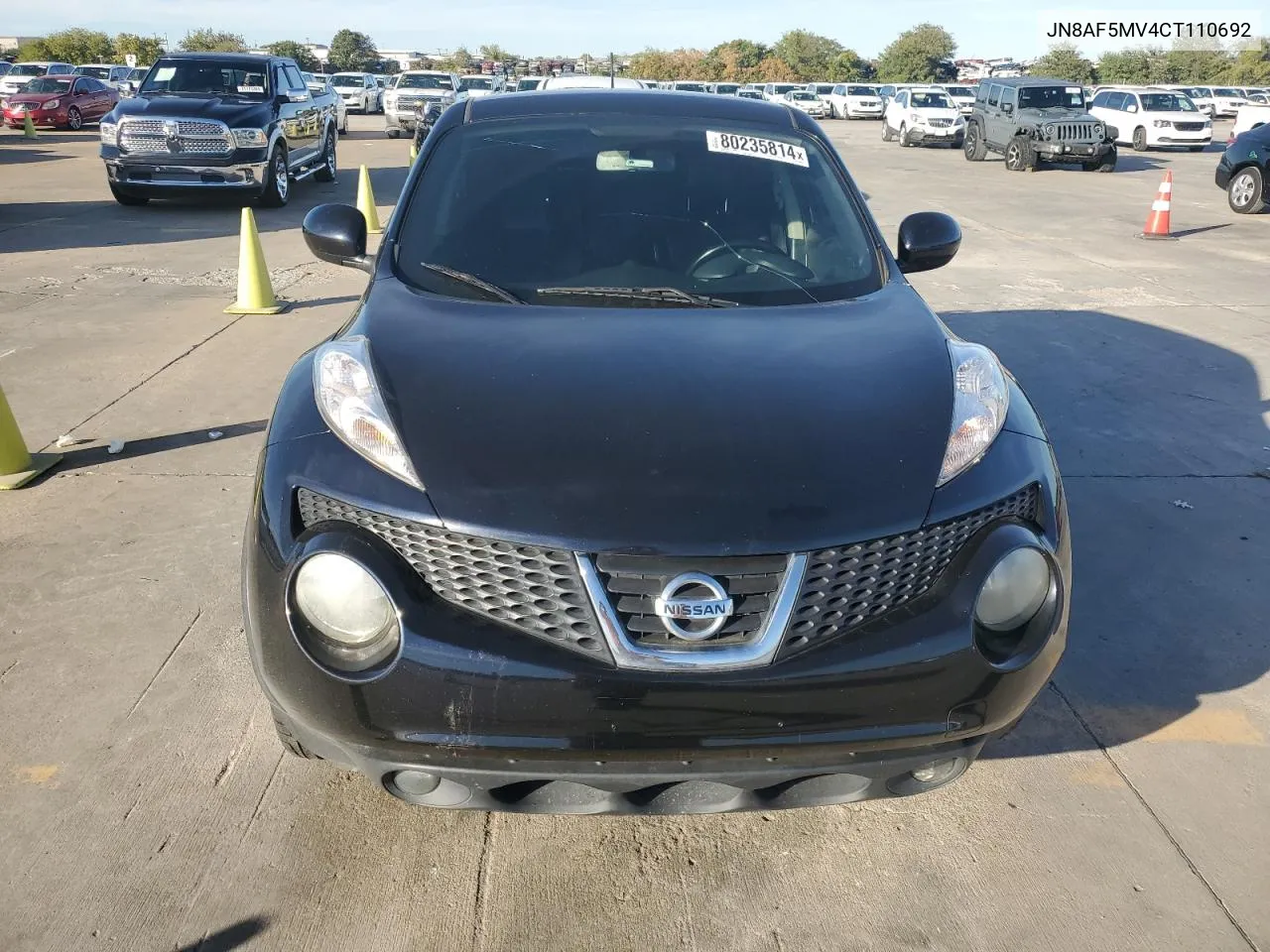 2012 Nissan Juke S VIN: JN8AF5MV4CT110692 Lot: 80235814