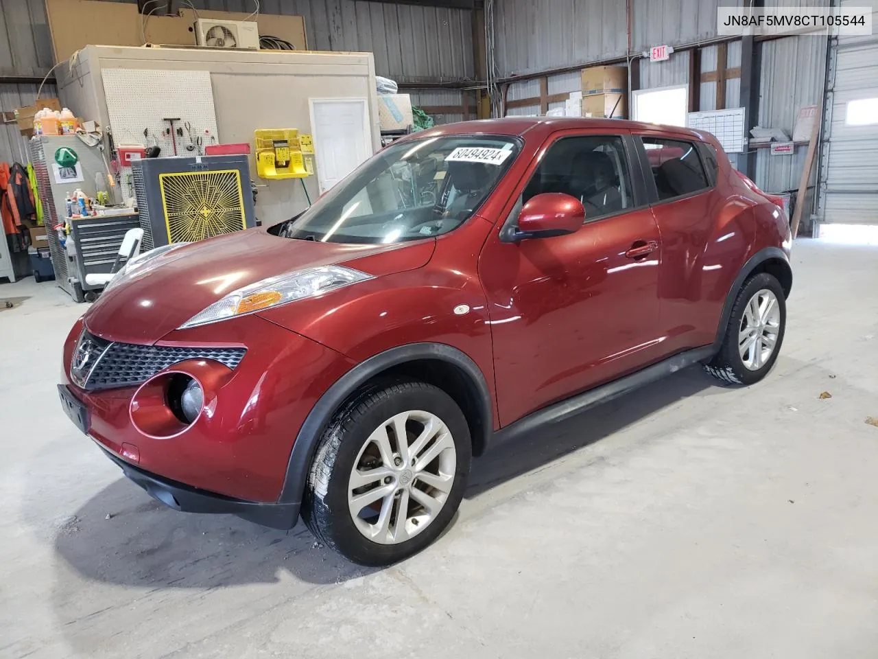 2012 Nissan Juke S VIN: JN8AF5MV8CT105544 Lot: 80494924