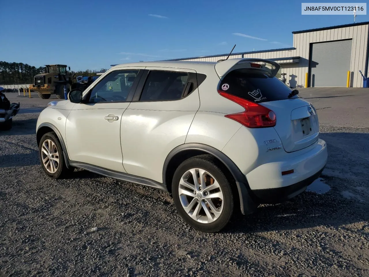 2012 Nissan Juke S VIN: JN8AF5MV0CT123116 Lot: 80673624