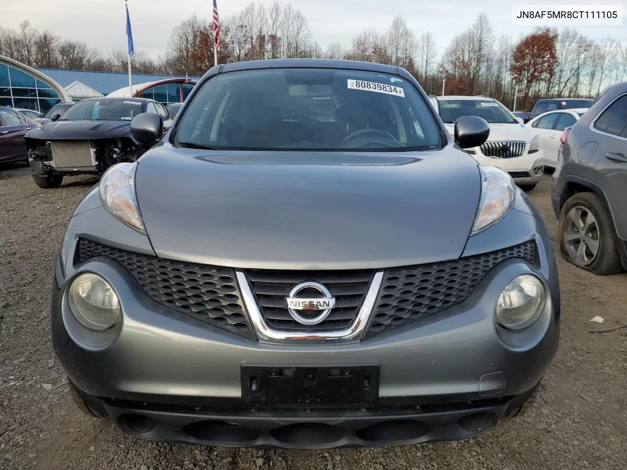 2012 Nissan Juke S VIN: JN8AF5MR8CT111105 Lot: 80839834