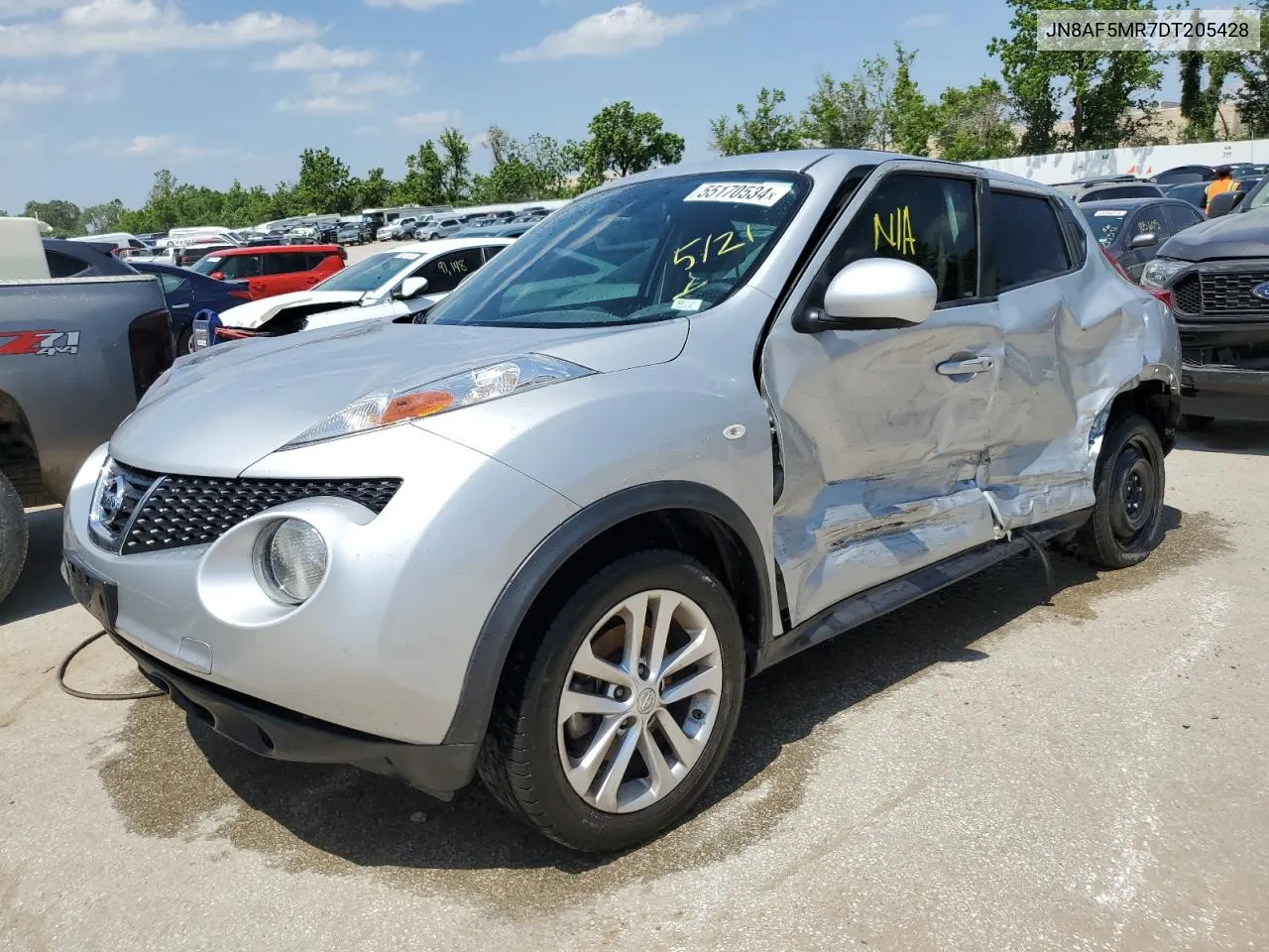 2013 Nissan Juke S VIN: JN8AF5MR7DT205428 Lot: 55170534