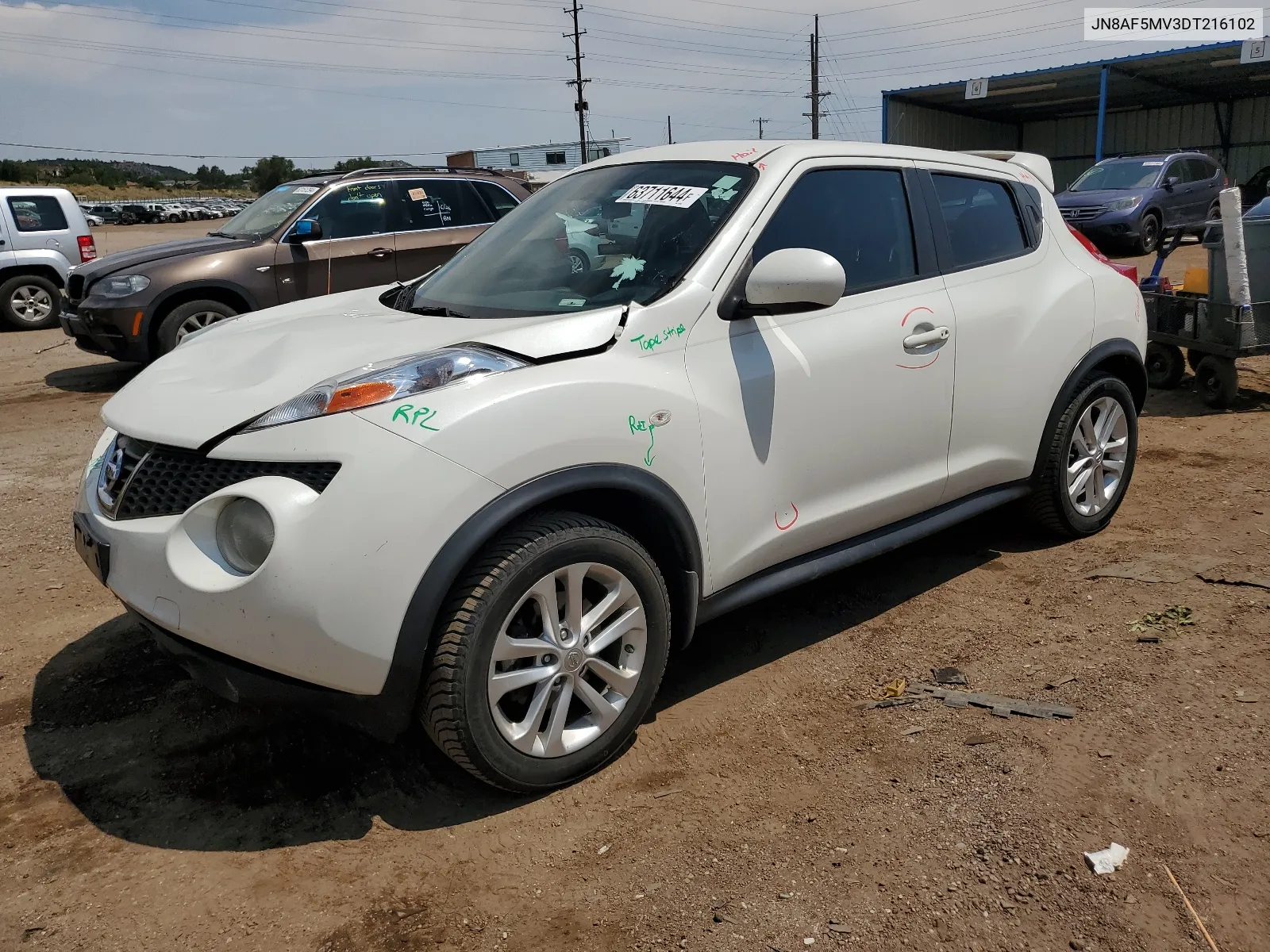 2013 Nissan Juke S VIN: JN8AF5MV3DT216102 Lot: 63711644