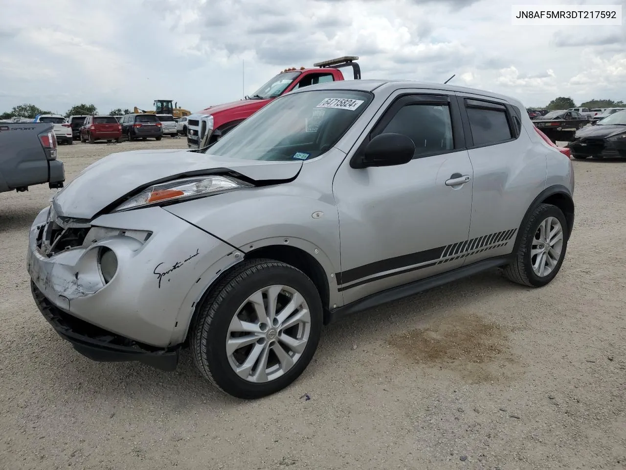 2013 Nissan Juke S VIN: JN8AF5MR3DT217592 Lot: 64715824