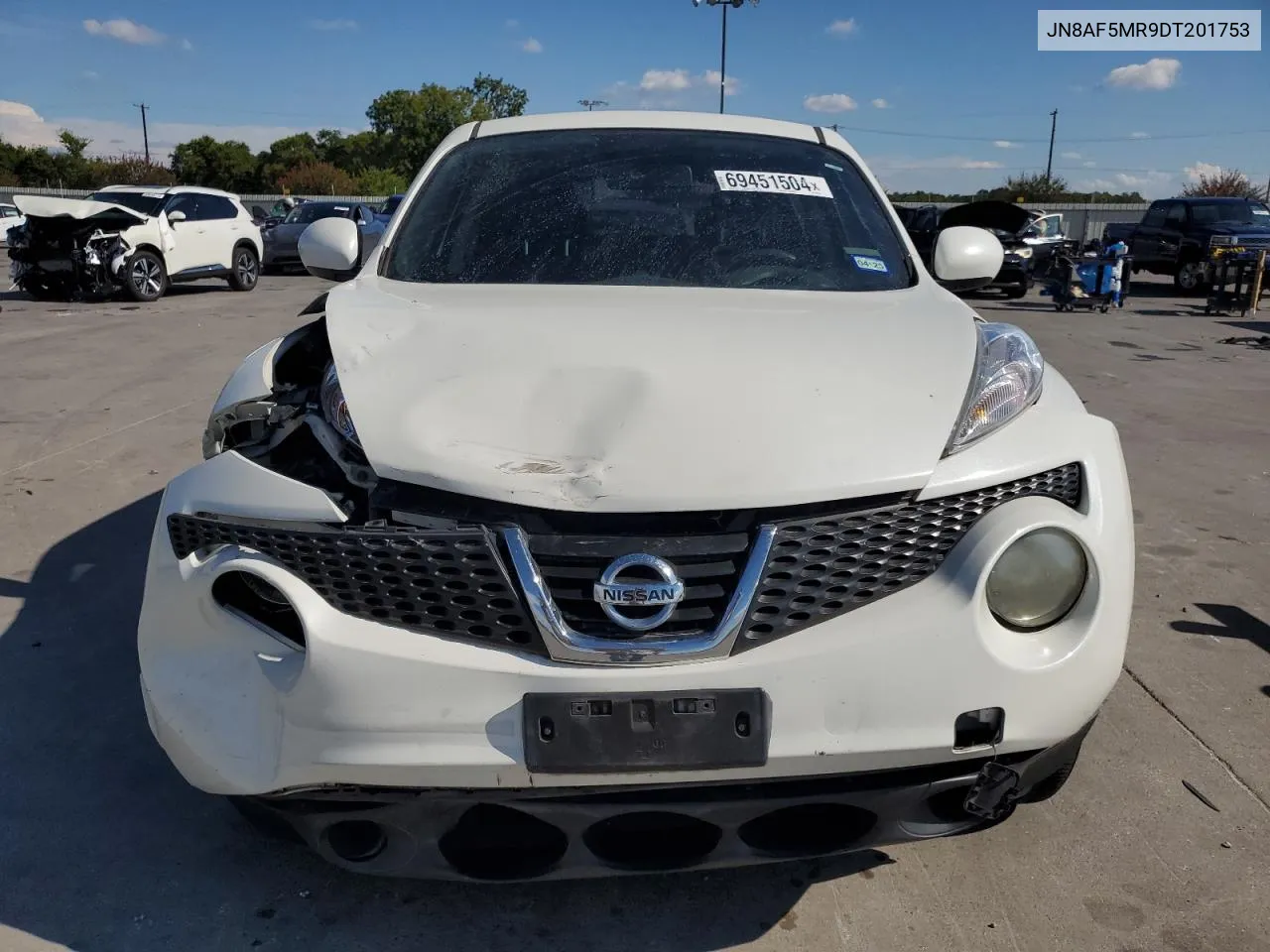 2013 Nissan Juke S VIN: JN8AF5MR9DT201753 Lot: 69451504