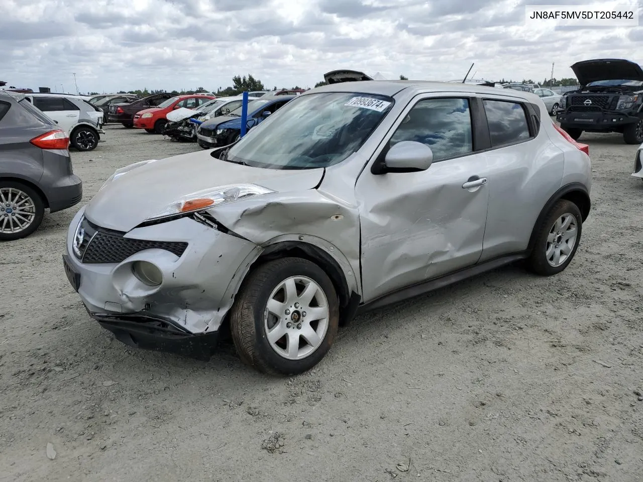 2013 Nissan Juke S VIN: JN8AF5MV5DT205442 Lot: 70993674