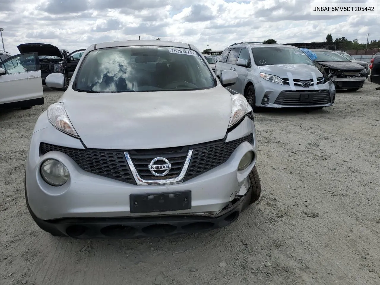 2013 Nissan Juke S VIN: JN8AF5MV5DT205442 Lot: 70993674