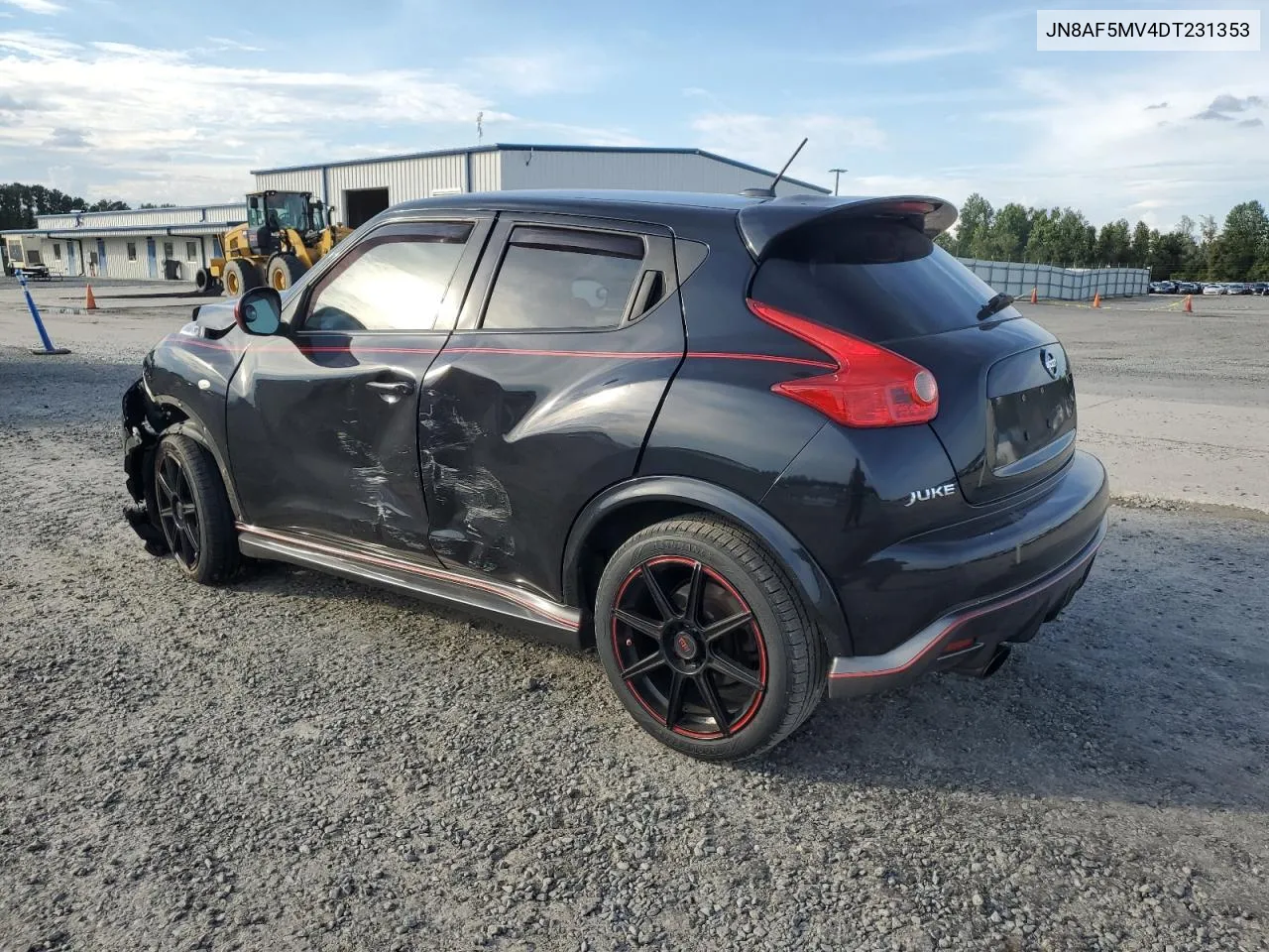 2013 Nissan Juke S VIN: JN8AF5MV4DT231353 Lot: 72301604