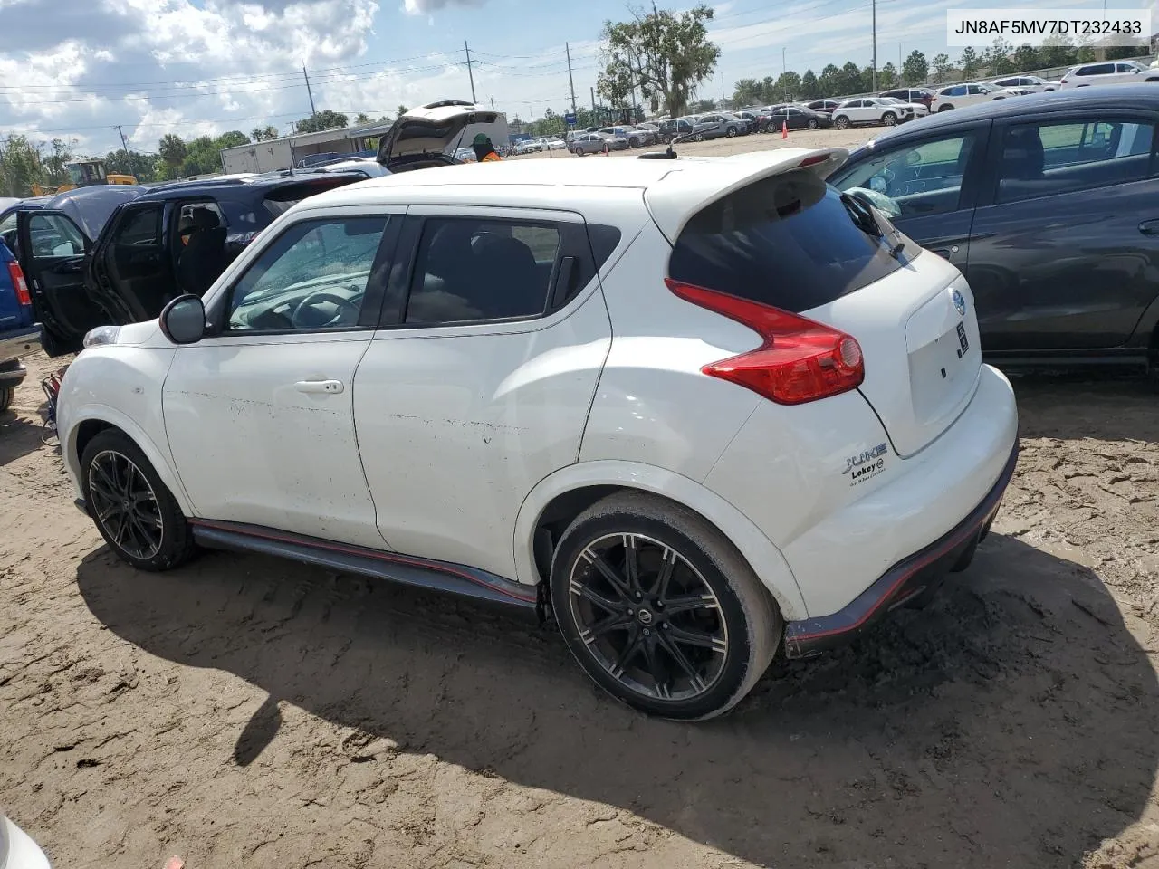 2013 Nissan Juke S VIN: JN8AF5MV7DT232433 Lot: 73878984