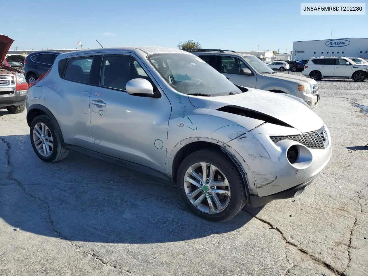 2013 Nissan Juke S VIN: JN8AF5MR8DT202280 Lot: 76452674