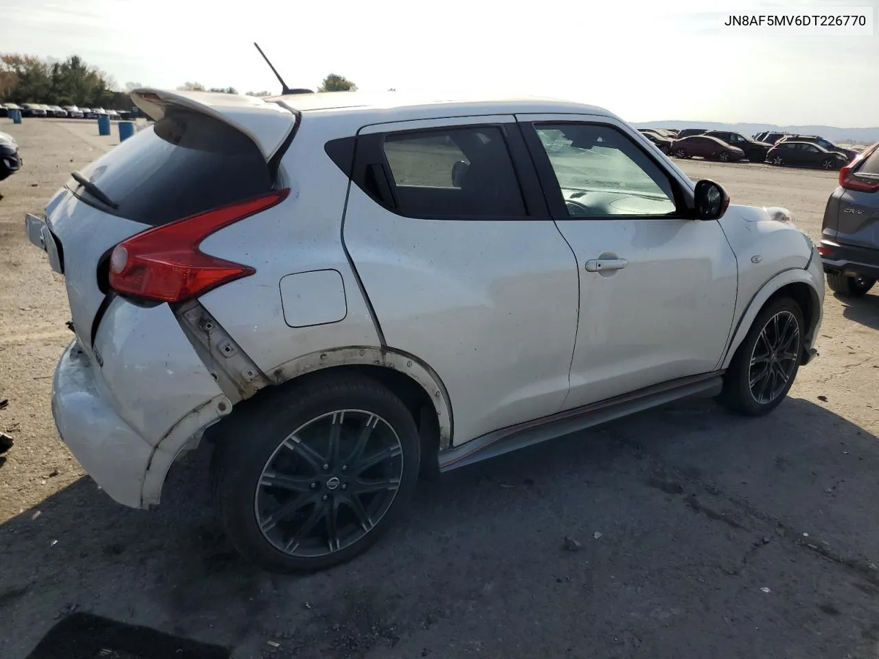 2013 Nissan Juke S VIN: JN8AF5MV6DT226770 Lot: 78582354