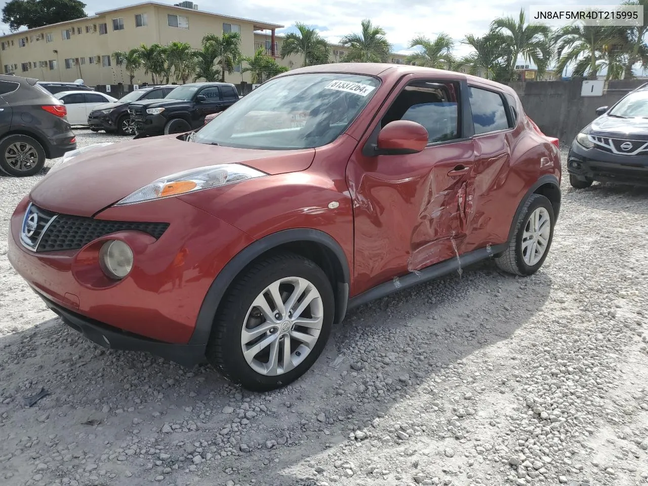 2013 Nissan Juke S VIN: JN8AF5MR4DT215995 Lot: 81337264