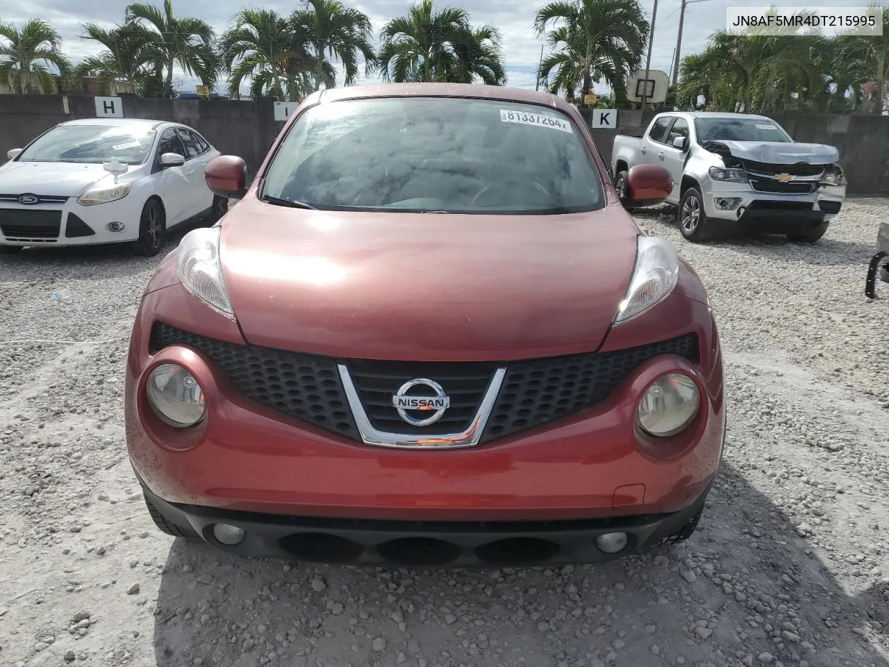 2013 Nissan Juke S VIN: JN8AF5MR4DT215995 Lot: 81337264