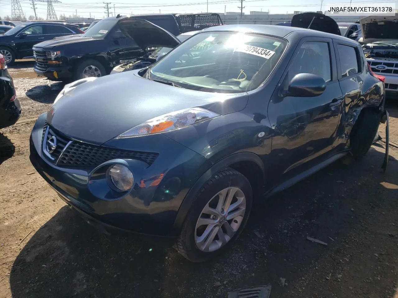 JN8AF5MVXET361378 2014 Nissan Juke S