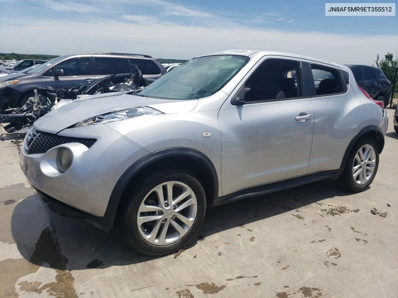 2014 Nissan Juke S VIN: JN8AF5MR9ET355512 Lot: 57616354