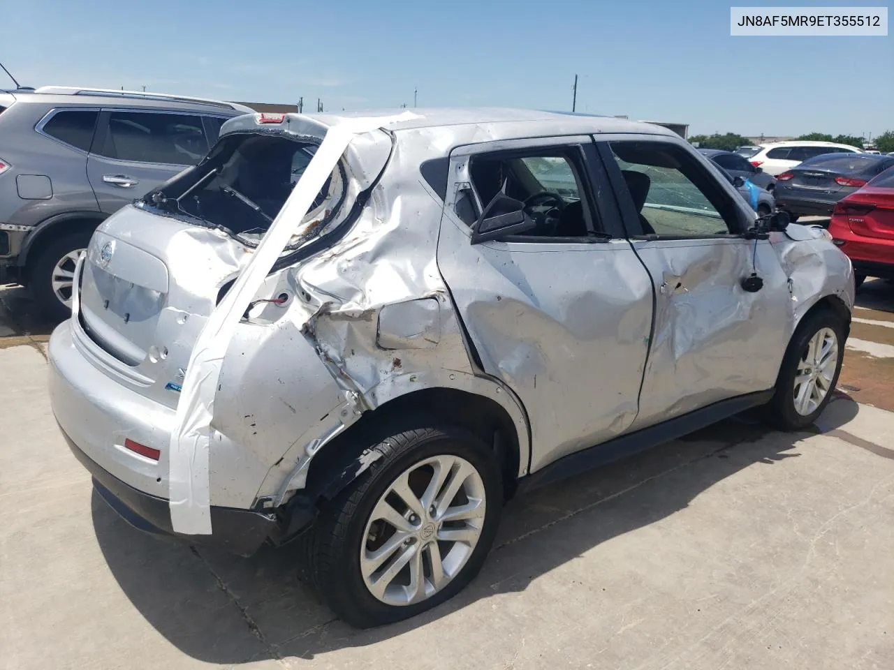 2014 Nissan Juke S VIN: JN8AF5MR9ET355512 Lot: 57616354