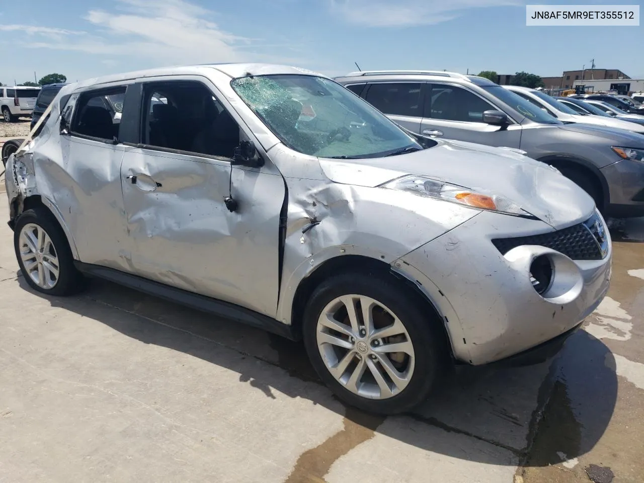 2014 Nissan Juke S VIN: JN8AF5MR9ET355512 Lot: 57616354