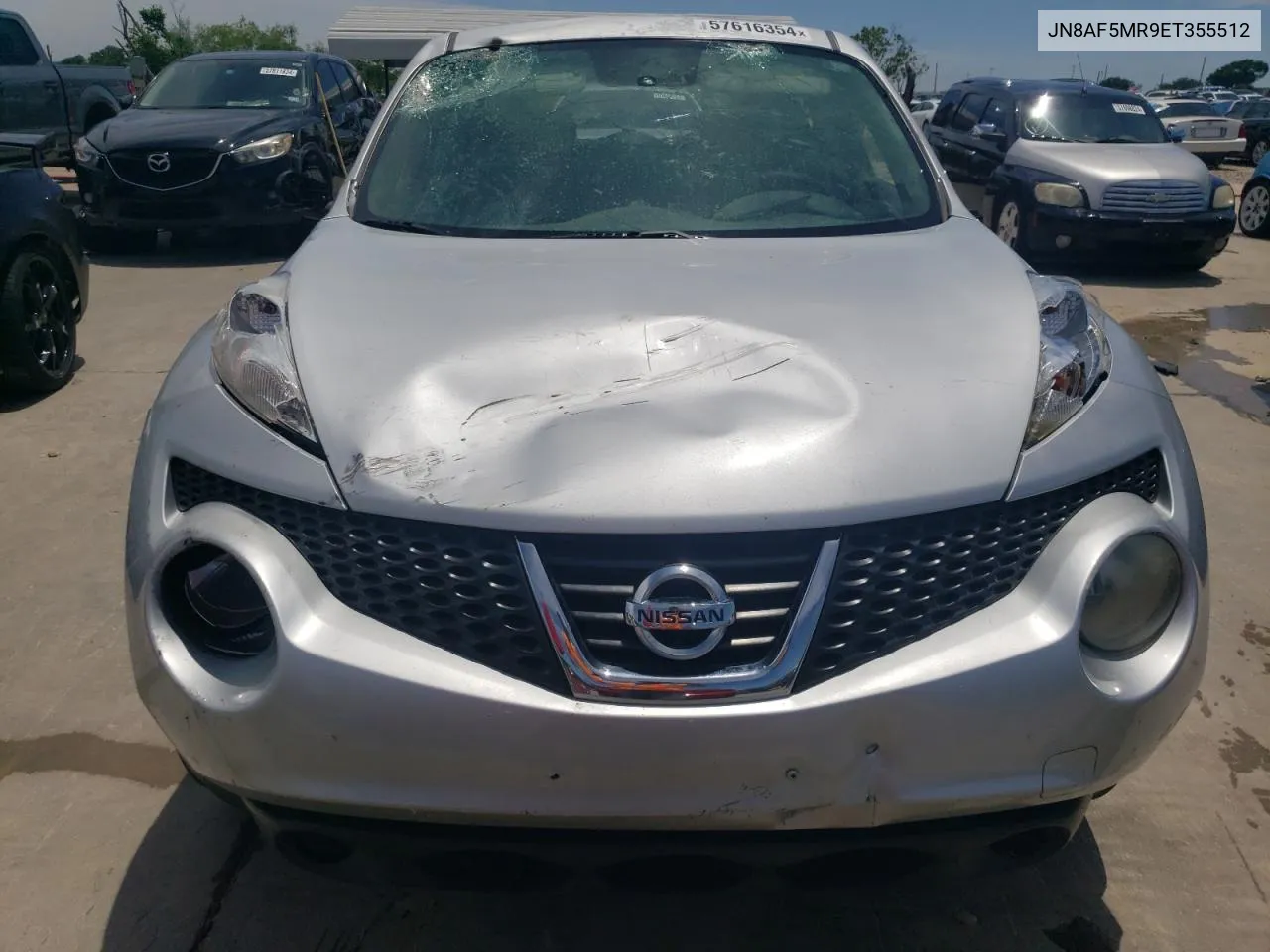 2014 Nissan Juke S VIN: JN8AF5MR9ET355512 Lot: 57616354