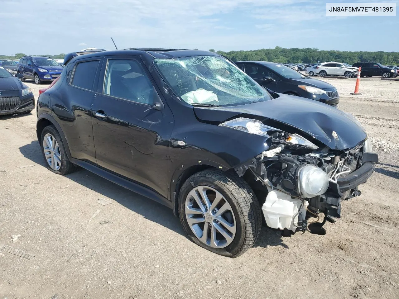 2014 Nissan Juke S VIN: JN8AF5MV7ET481395 Lot: 59198884