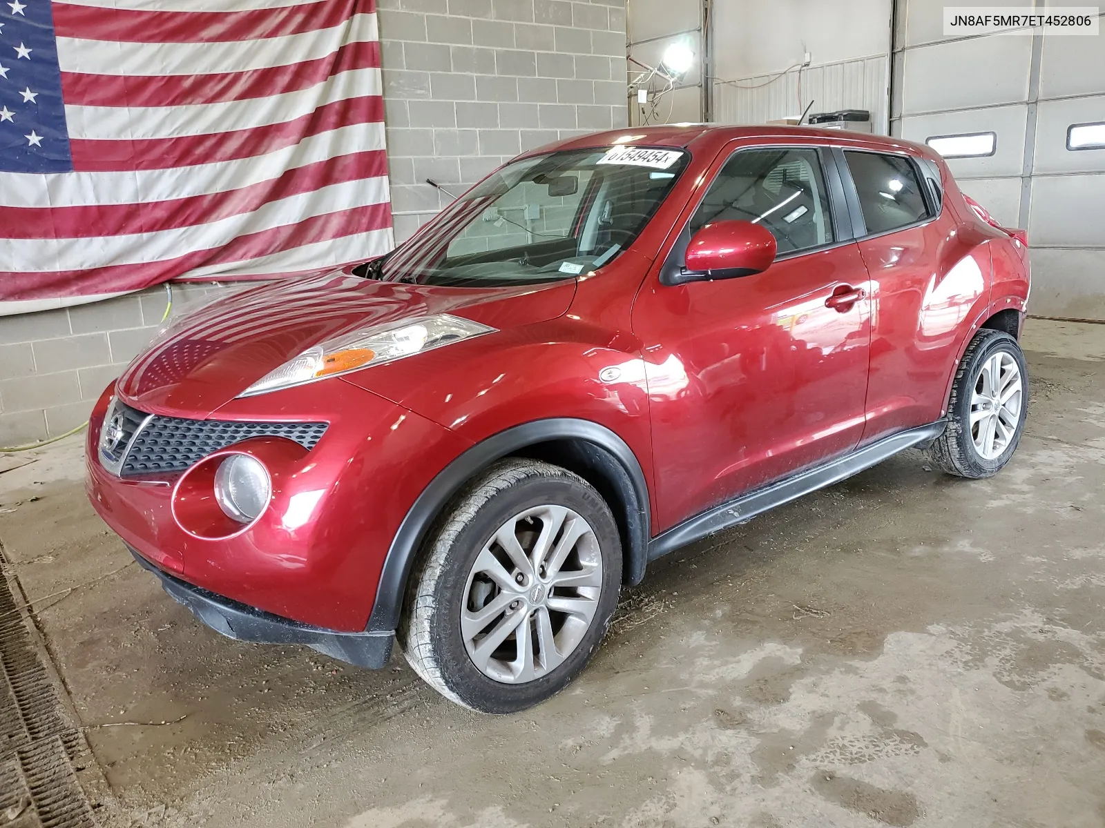 2014 Nissan Juke S VIN: JN8AF5MR7ET452806 Lot: 61549454