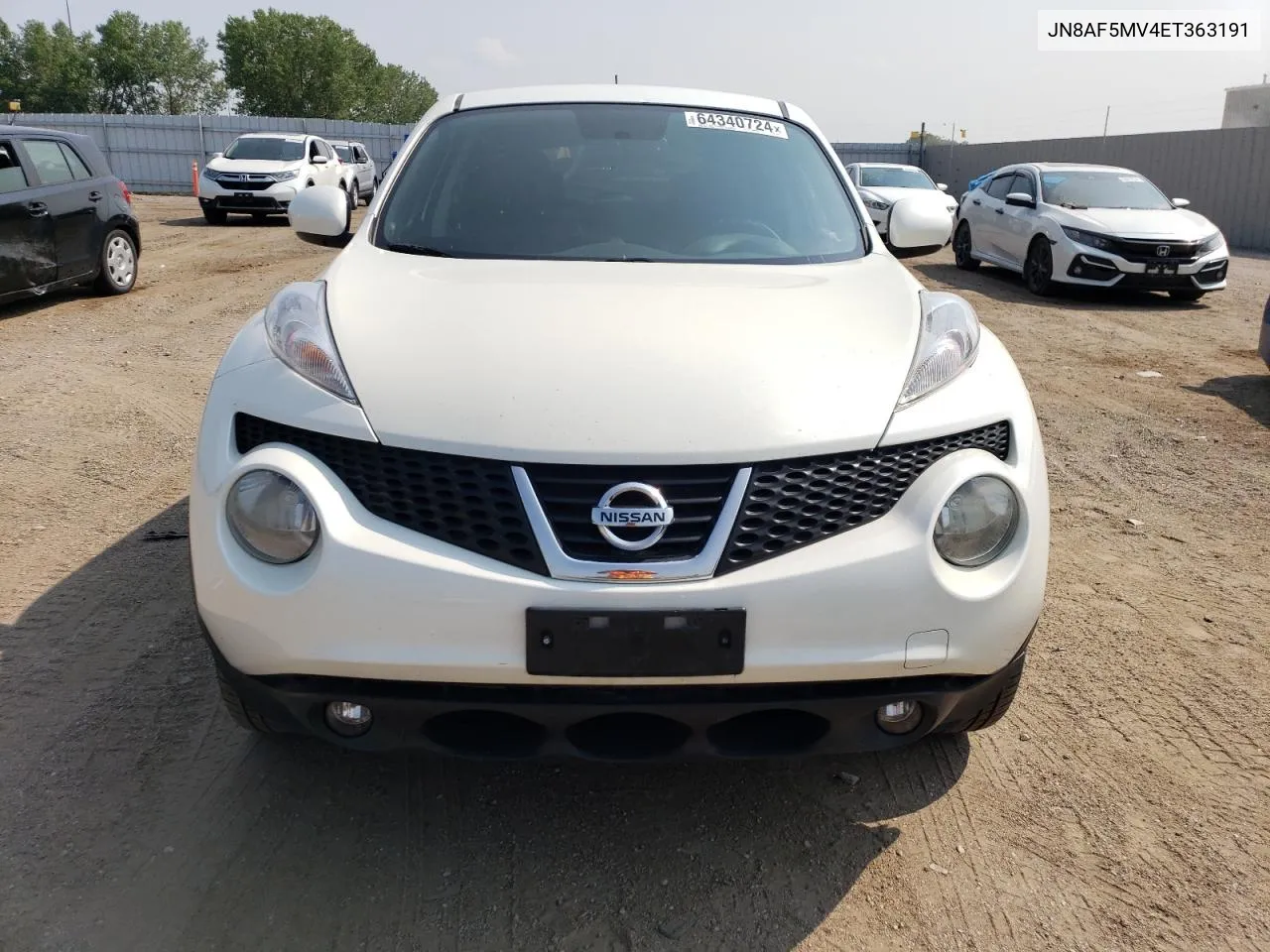 2014 Nissan Juke S VIN: JN8AF5MV4ET363191 Lot: 64340724