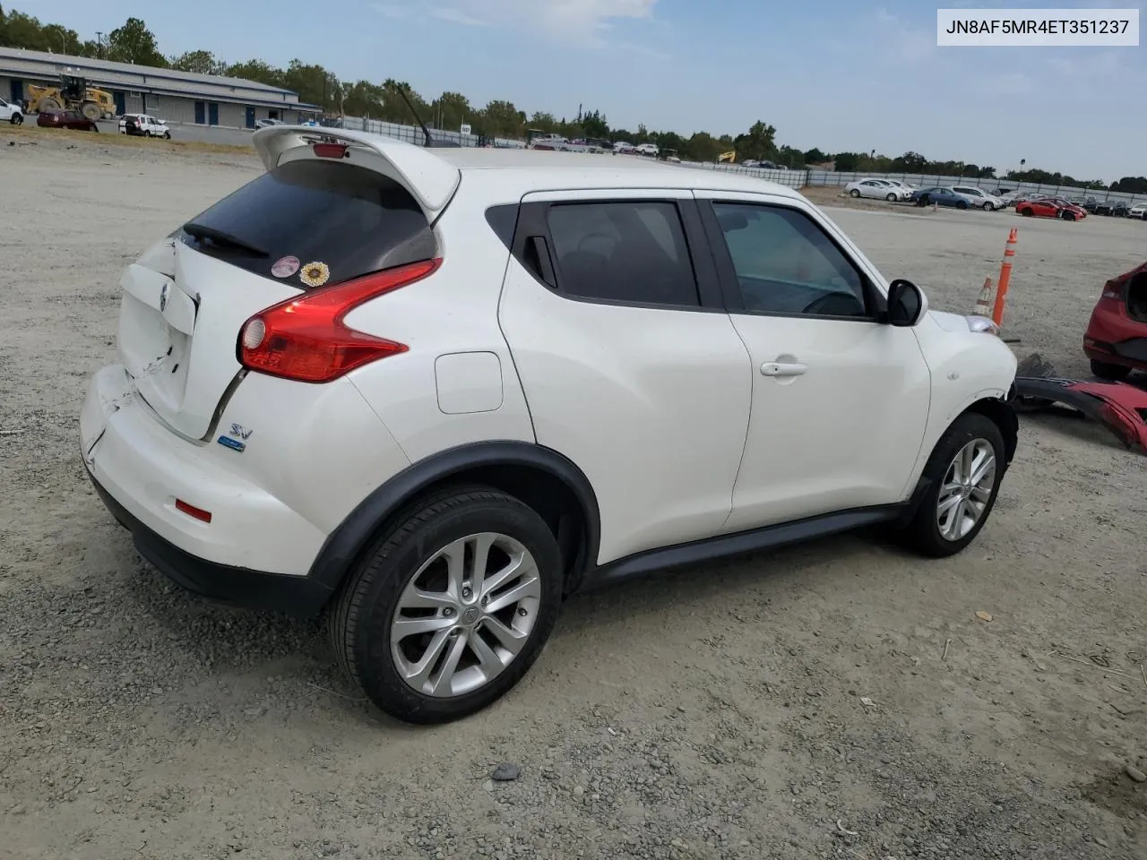 2014 Nissan Juke S VIN: JN8AF5MR4ET351237 Lot: 65757494