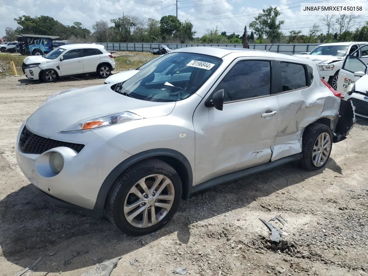 2014 Nissan Juke S VIN: JN8AF5MRXET450158 Lot: 70196844