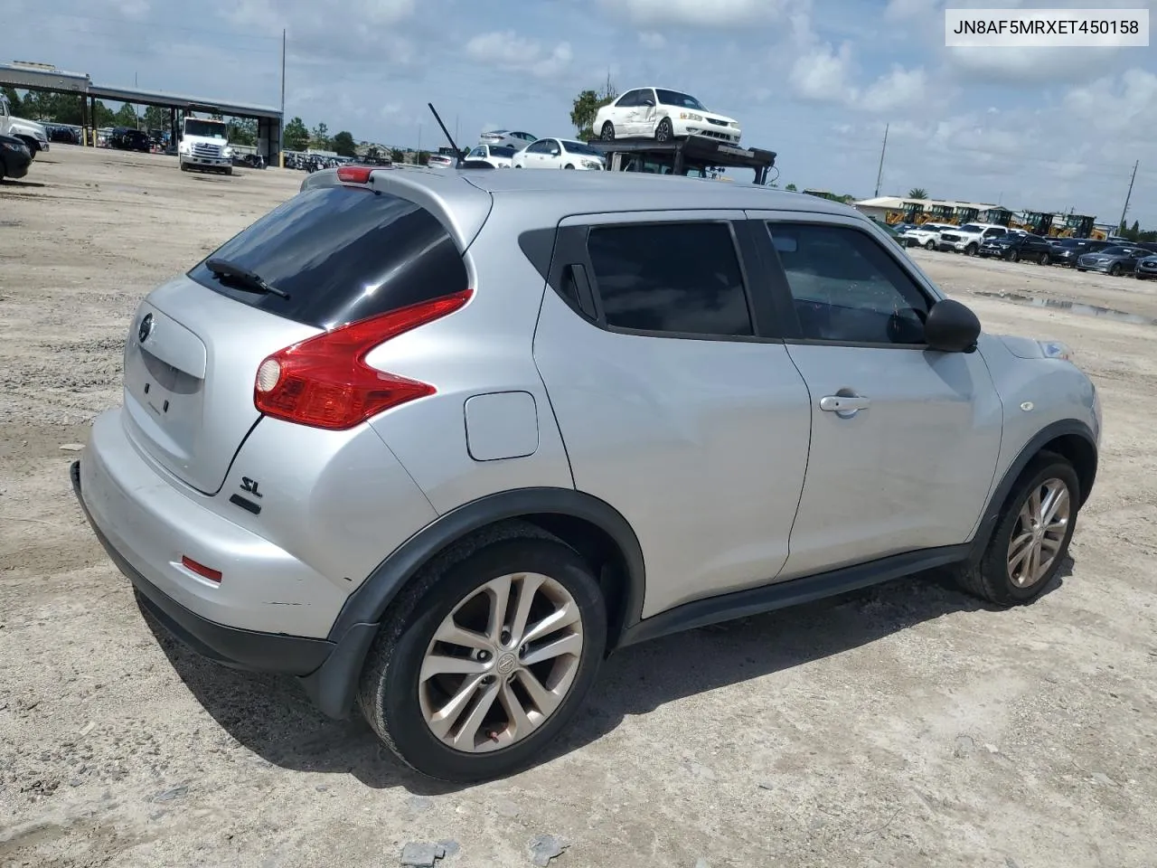 2014 Nissan Juke S VIN: JN8AF5MRXET450158 Lot: 70196844