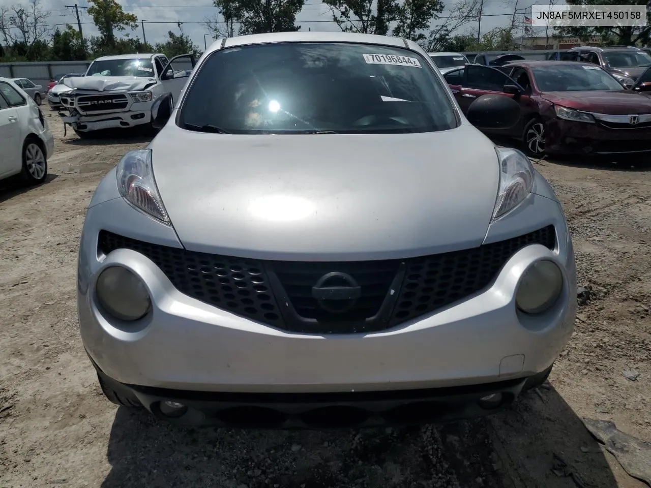 2014 Nissan Juke S VIN: JN8AF5MRXET450158 Lot: 70196844