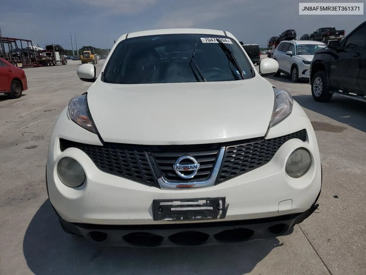 2014 Nissan Juke S VIN: JN8AF5MR3ET361371 Lot: 70478094