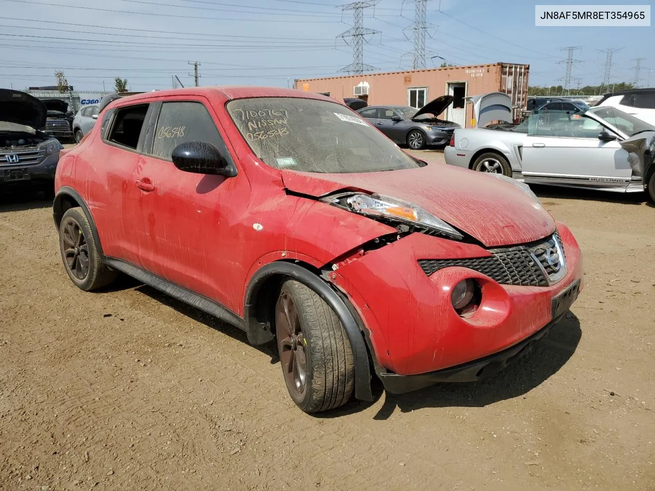 2014 Nissan Juke S VIN: JN8AF5MR8ET354965 Lot: 71974084