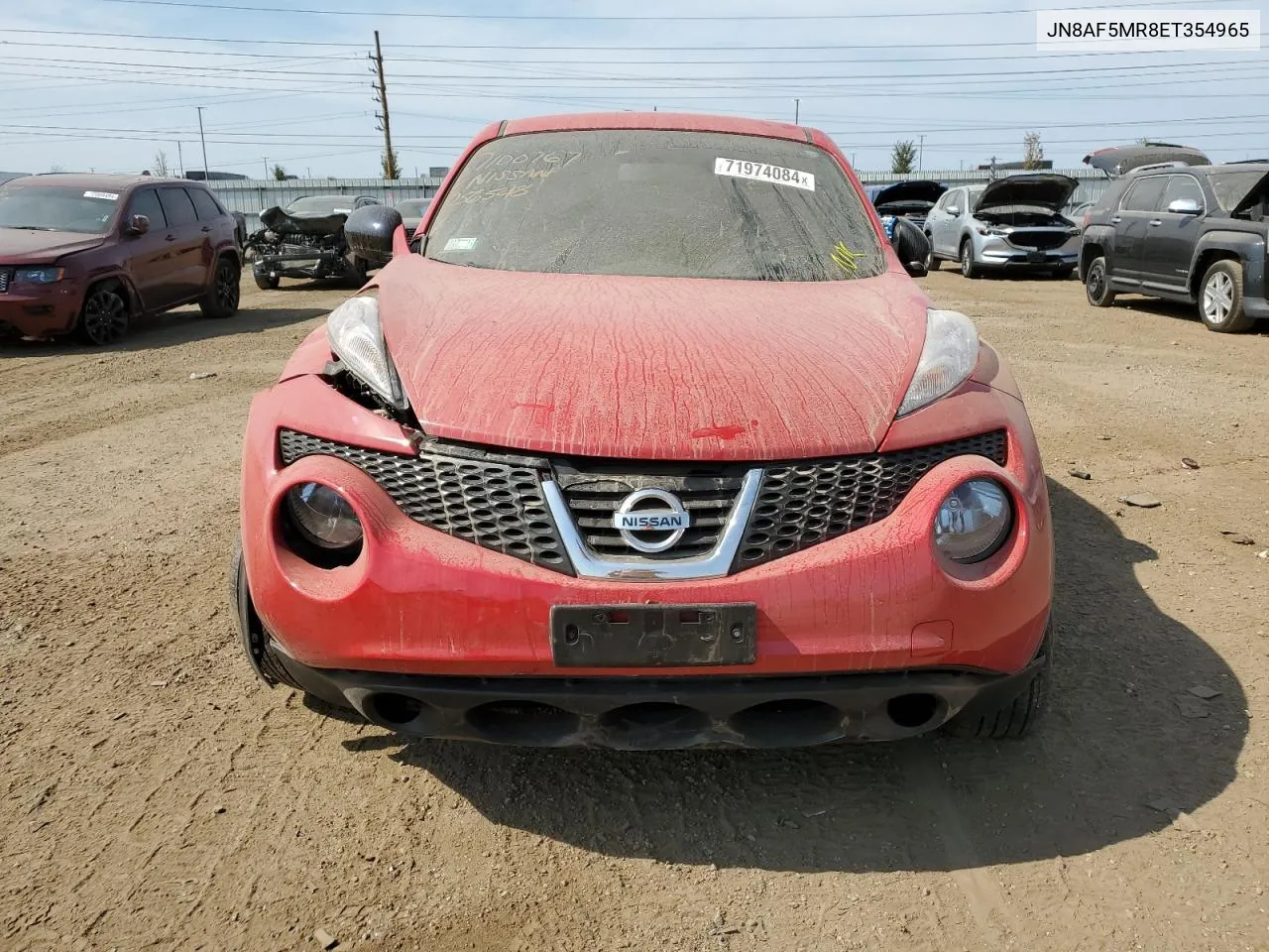 2014 Nissan Juke S VIN: JN8AF5MR8ET354965 Lot: 71974084