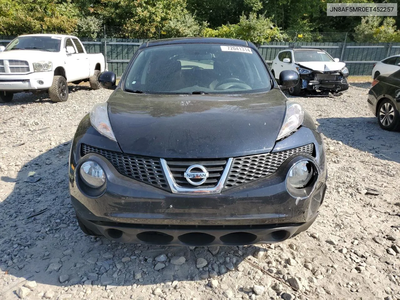 2014 Nissan Juke S VIN: JN8AF5MR0ET452257 Lot: 72041314