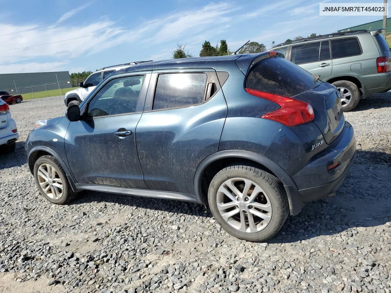 2014 Nissan Juke S VIN: JN8AF5MR7ET454023 Lot: 74536884