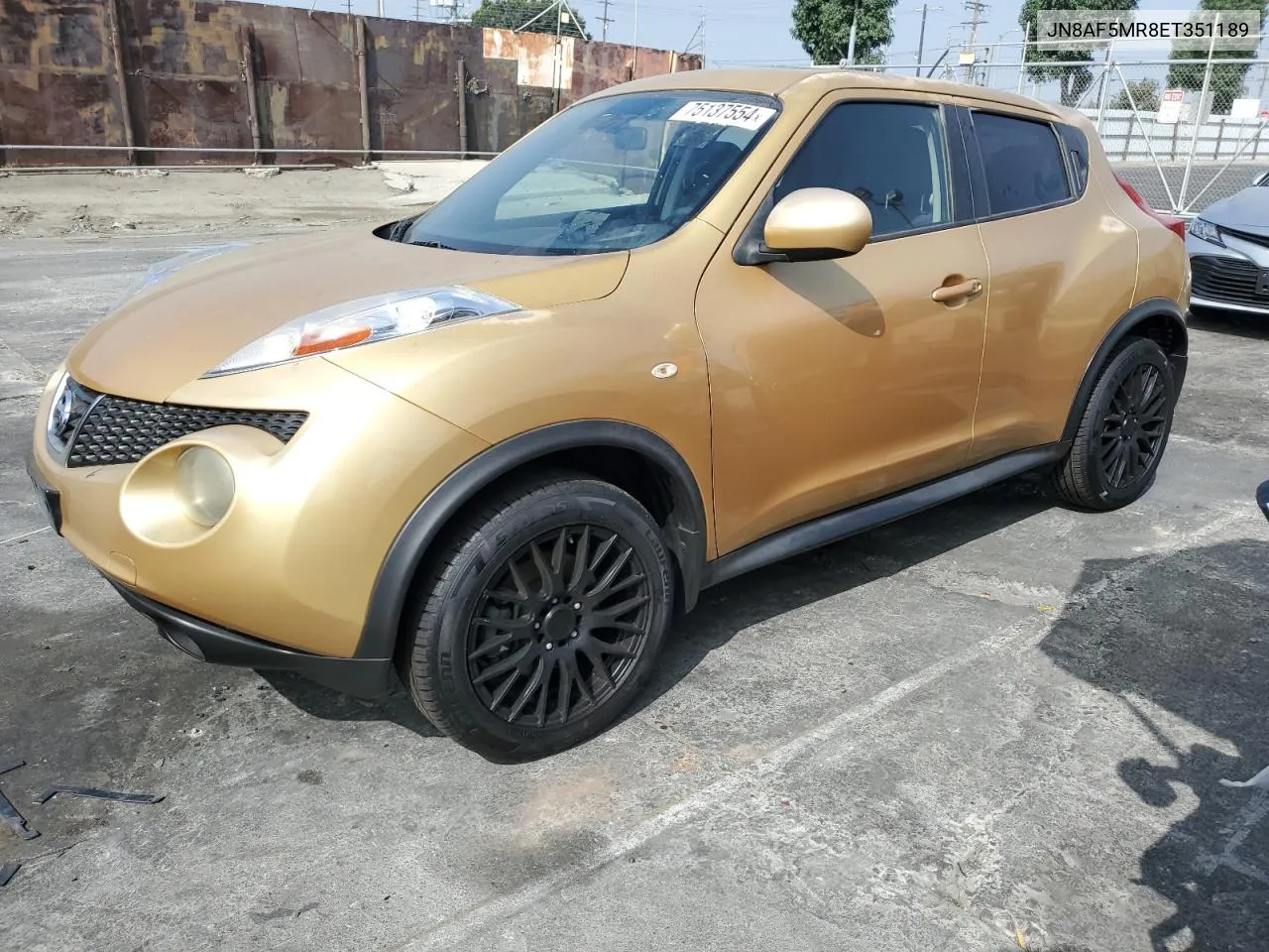 2014 Nissan Juke S VIN: JN8AF5MR8ET351189 Lot: 75137554