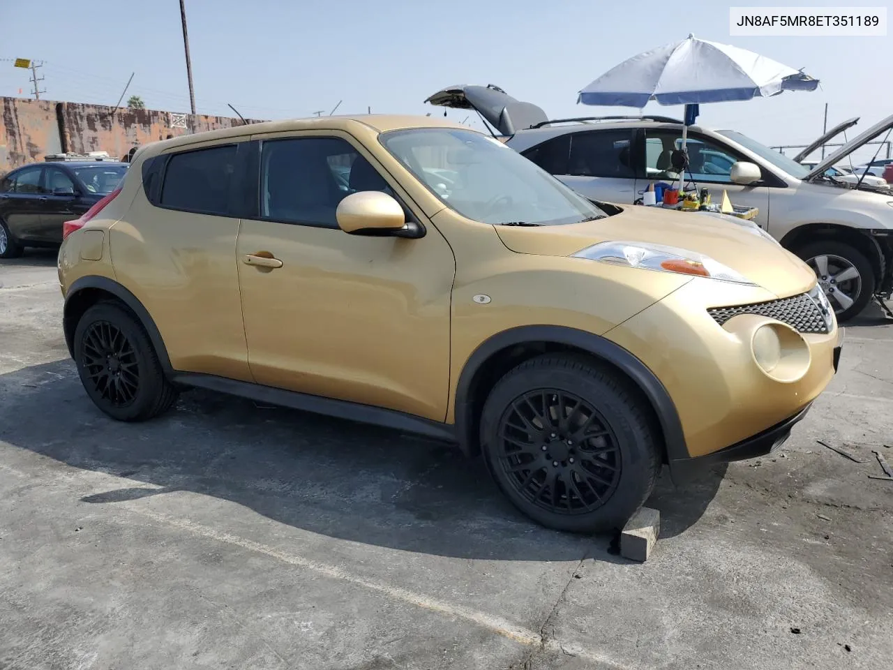 2014 Nissan Juke S VIN: JN8AF5MR8ET351189 Lot: 75137554