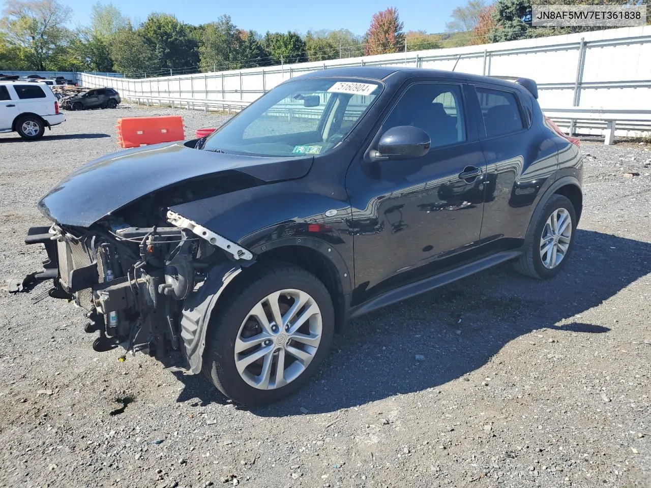 2014 Nissan Juke S VIN: JN8AF5MV7ET361838 Lot: 75160904