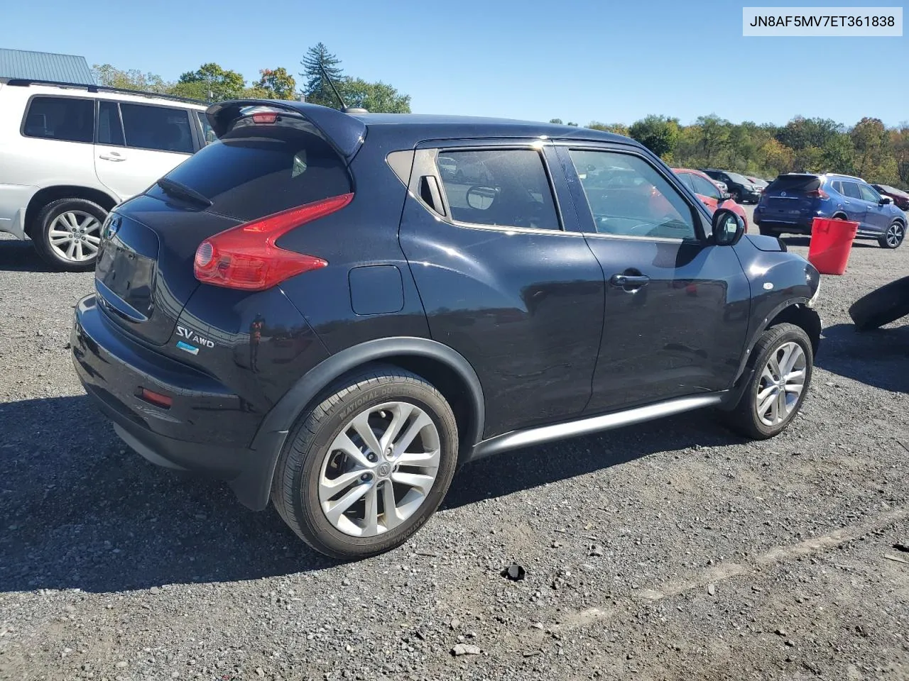 2014 Nissan Juke S VIN: JN8AF5MV7ET361838 Lot: 75160904