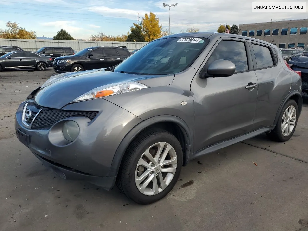 2014 Nissan Juke S VIN: JN8AF5MV5ET361000 Lot: 77676514