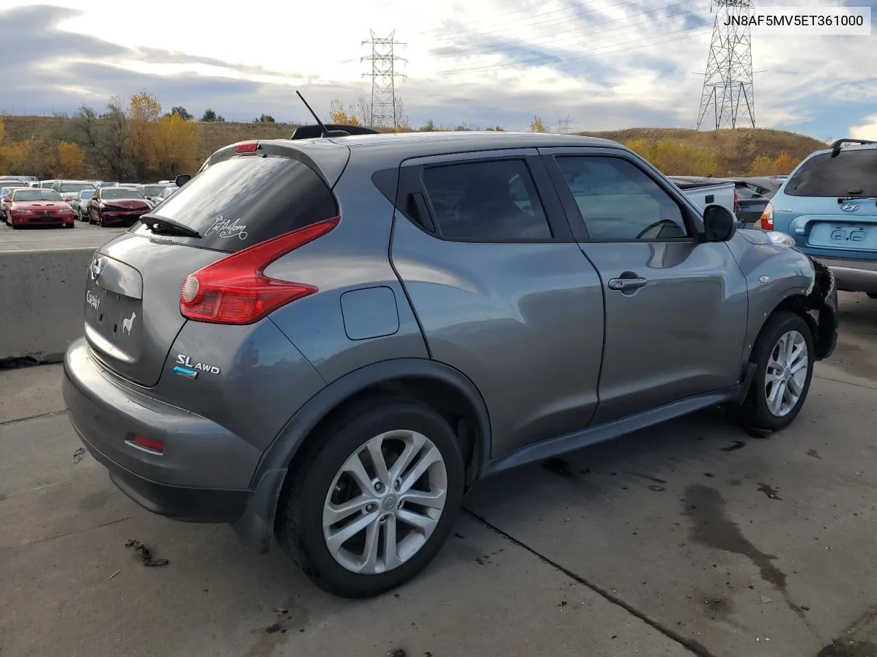 2014 Nissan Juke S VIN: JN8AF5MV5ET361000 Lot: 77676514