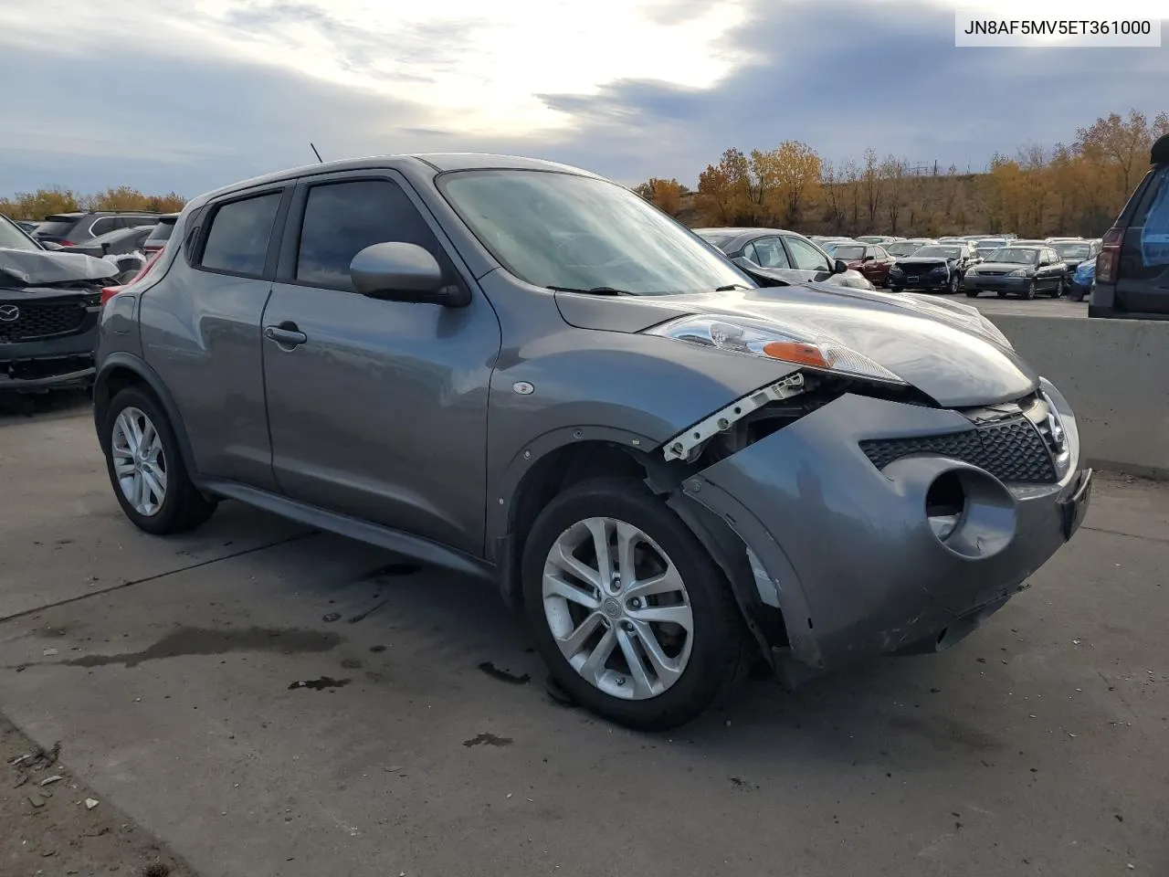 2014 Nissan Juke S VIN: JN8AF5MV5ET361000 Lot: 77676514