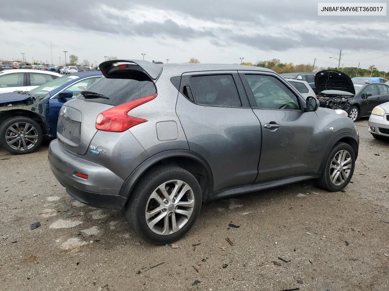 2014 Nissan Juke S VIN: JN8AF5MV6ET360017 Lot: 78751714