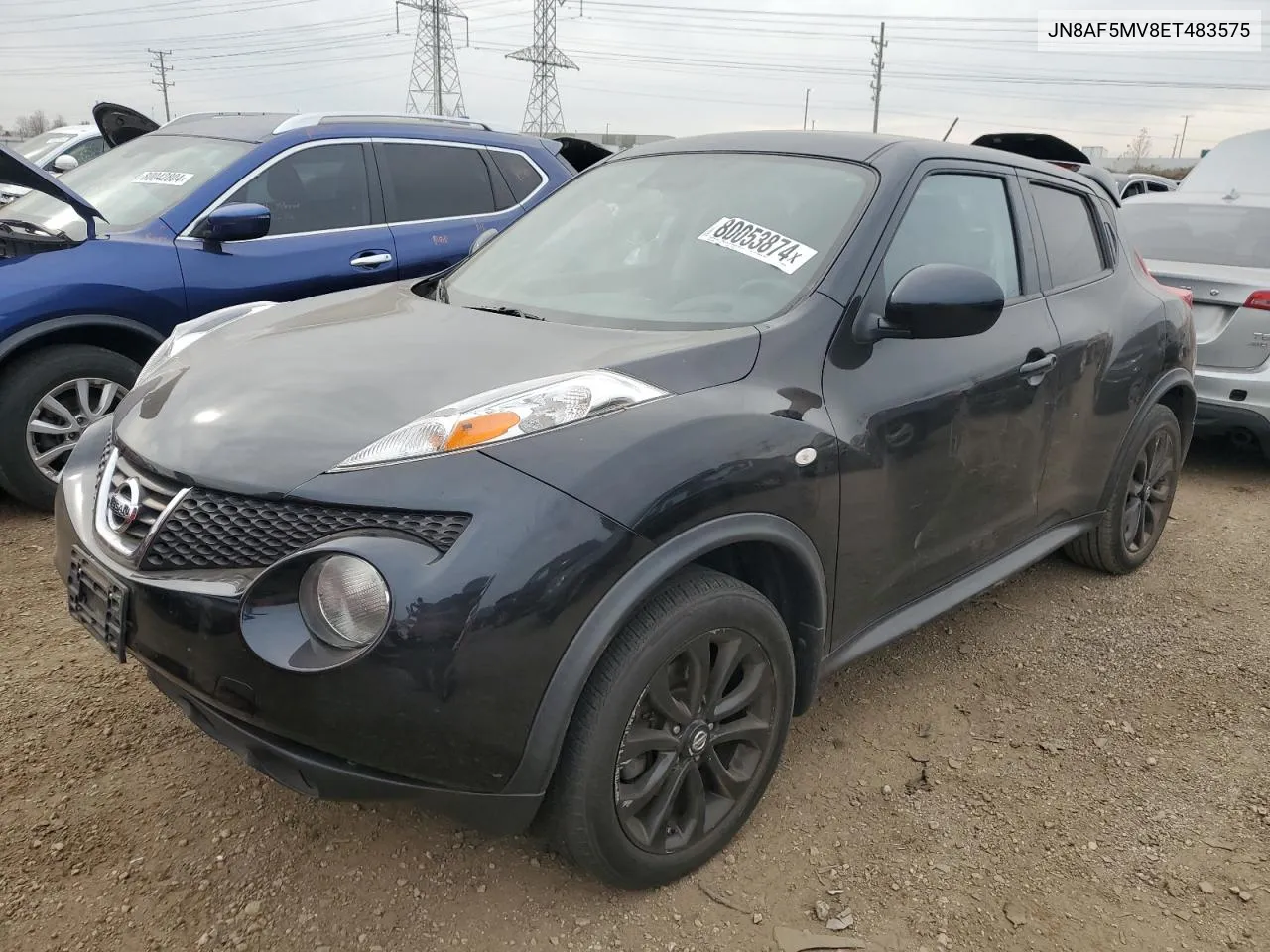 2014 Nissan Juke S VIN: JN8AF5MV8ET483575 Lot: 80053874