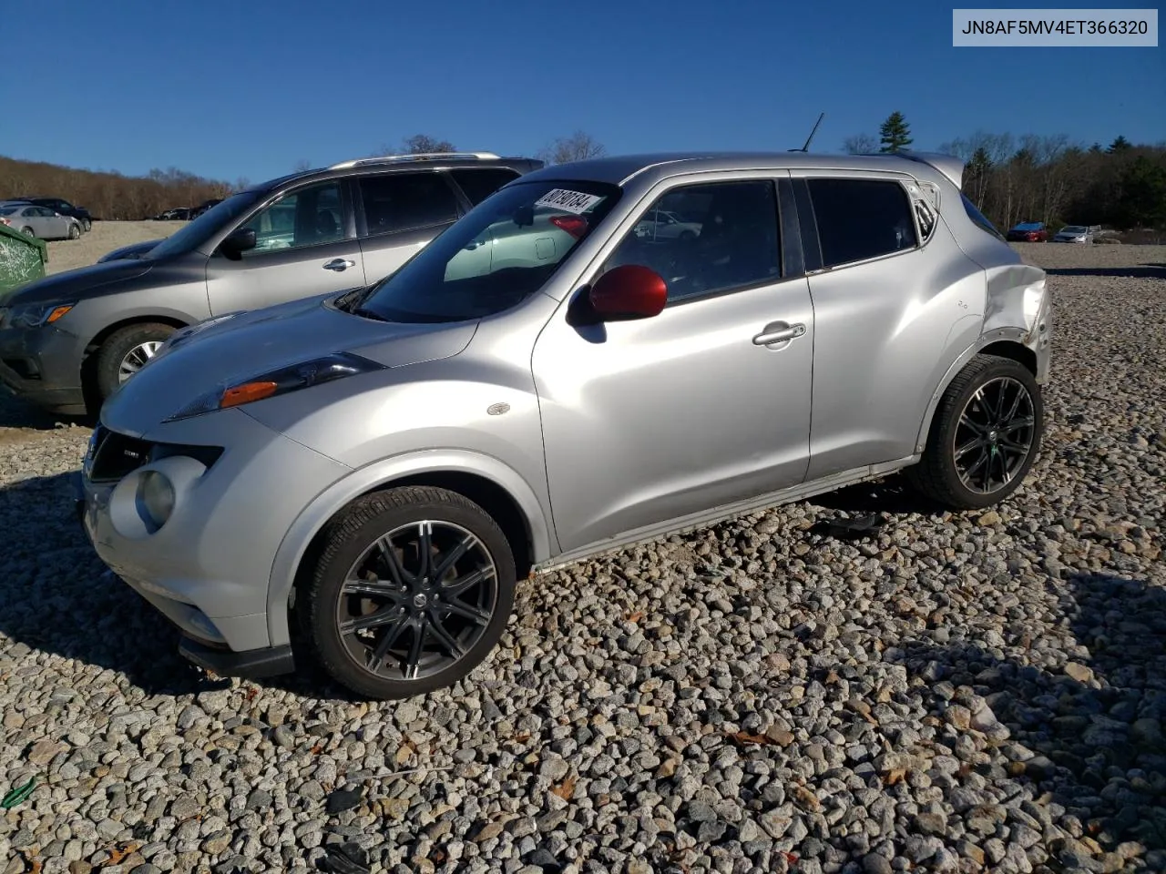 2014 Nissan Juke S VIN: JN8AF5MV4ET366320 Lot: 80190184